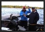 AL and Dennis on AL's 2015 LOWE 16.5 boat. He powers this boat with a really nice 60HP Mercury Four Stroke.